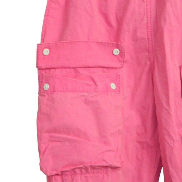 TNA Aritzia Lightweight Neon Pink 100% Cotton Cargo Jogger Pant Size S - Picture 6 of 16